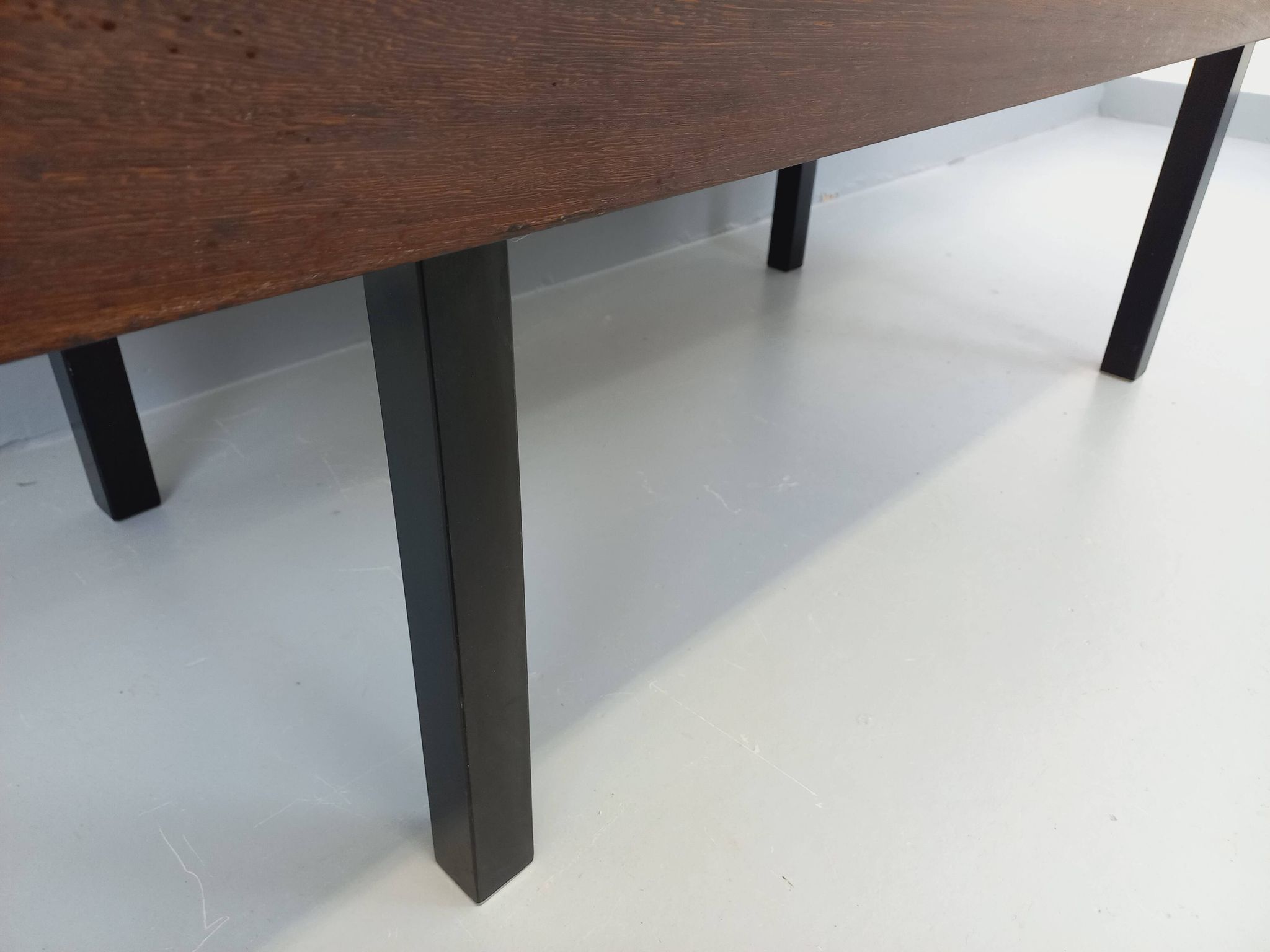Vintage rectangular coffee table by Dieter Wackerlin in wood mosaic.