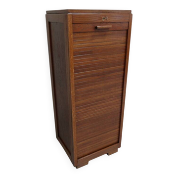 Vintage filing cabinet with roller shutter
