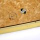 Huge Mid Century "Zier-Form" wall mirror with heavy brass frame with Label