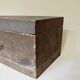 Old wooden workshop box from 1950