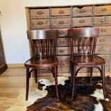 Pair of bistro chairs