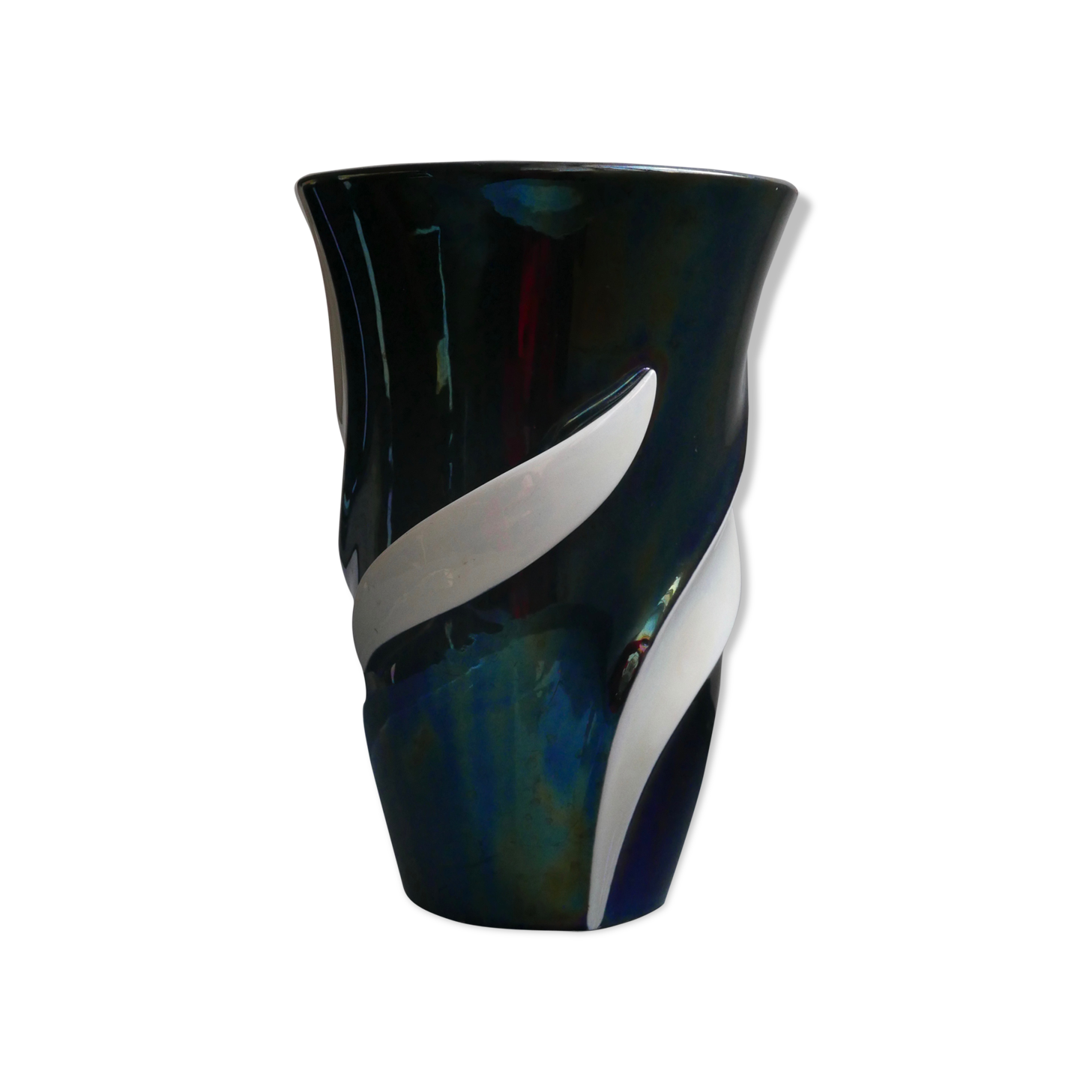 French ceramic vase 1950s
