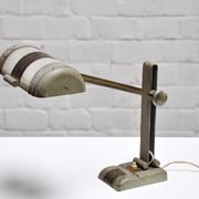 French art deco desk lamp in the style of rene koechlin, 1930s
