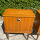 Vintage teak bedside tables from the 1970s.
