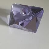 Murano cut glass candle holder