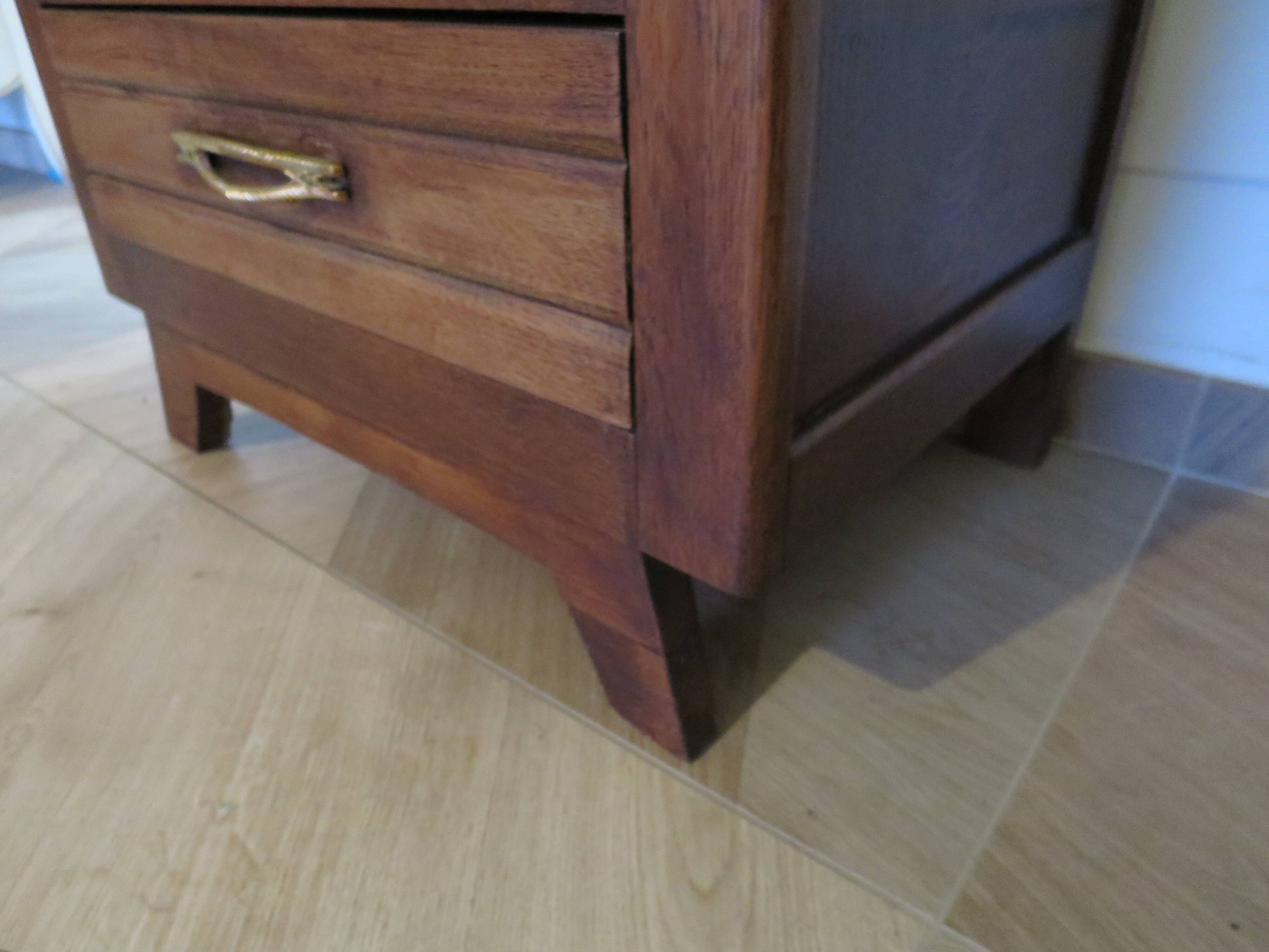 Art Deco style 4-drawer chest of drawers, 1950s