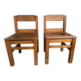 Pair of children's chairs from the 1950s