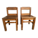 Pair of children's chairs from the 1950s