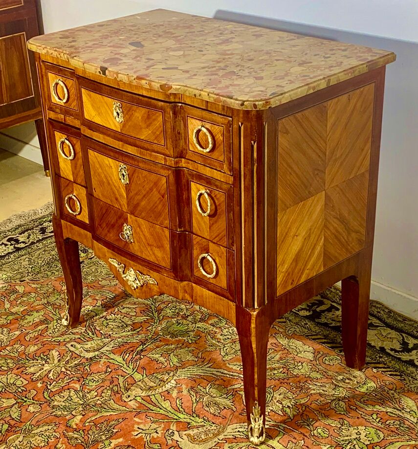 Louis XVI style chest of drawers