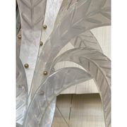 Vintage Opalino Palm Tree Murano Glass Floor Lamp, in the Style of Napoleon