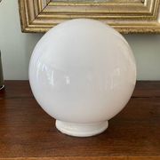 round globe in opaline