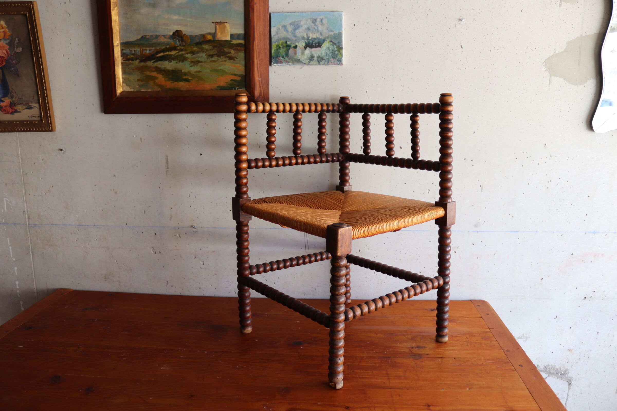 Handmade chair fireside