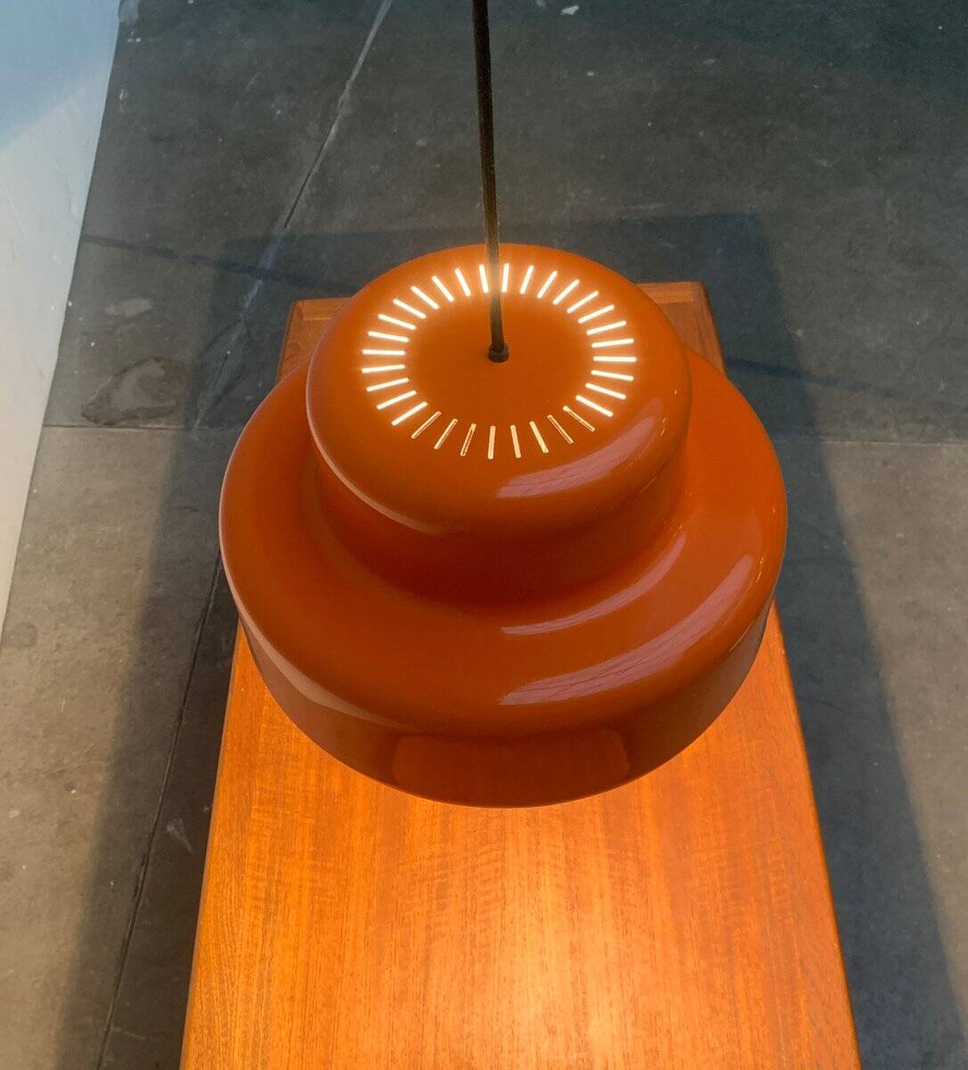 Danish mid-century suspension poker by Jo Hammerborg for Fog & Mørup