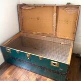Old green and golden trunk
