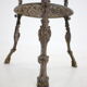 1950s Danish Iron Flower Stand or Side table