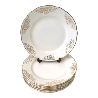 8 flat plates Villeroy and Boch 1950