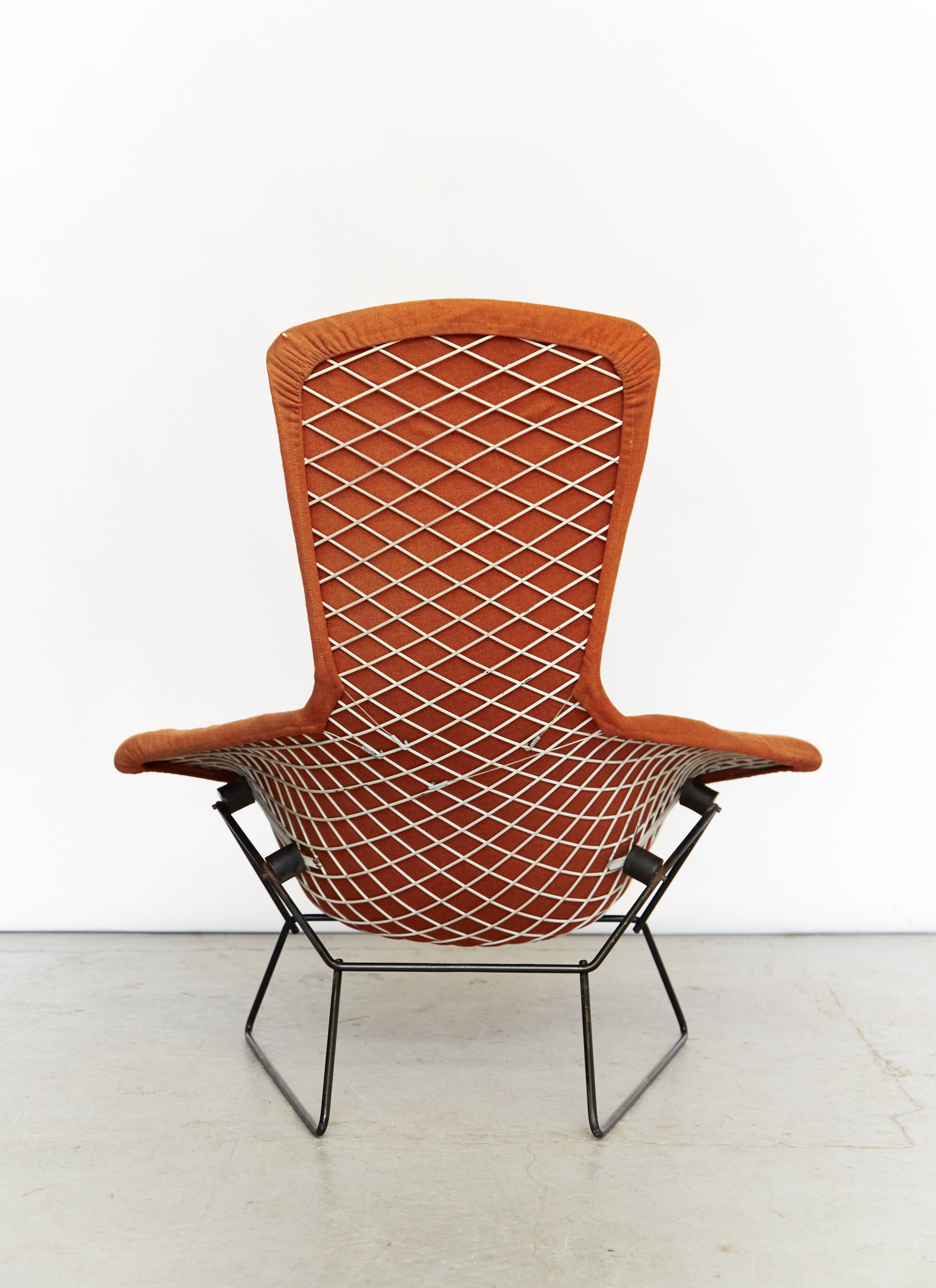 Chaise Bird et Ottoman par Harry Bertoia pour Knoll Inc. / Knoll International, années 1960