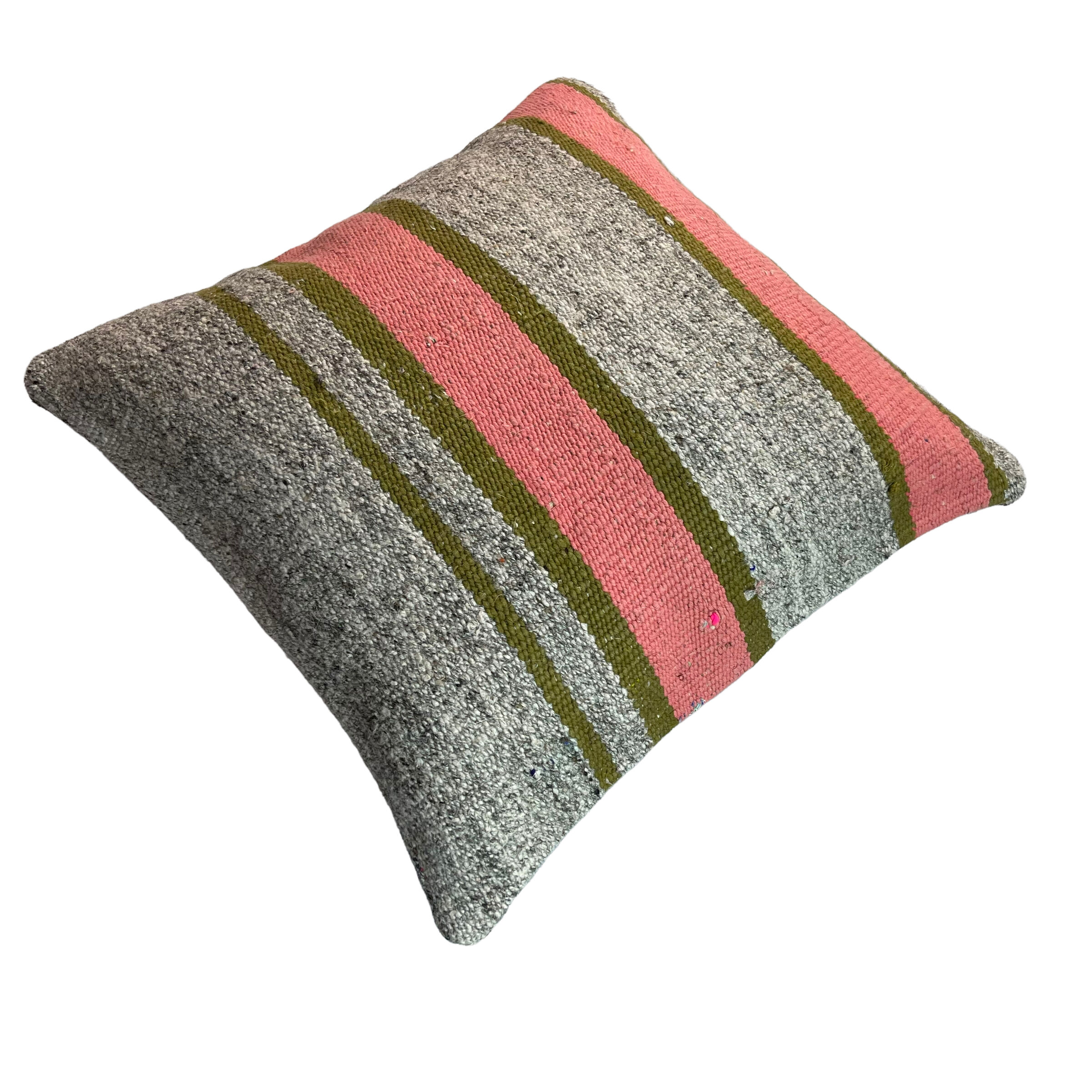 Vintage turkish kilim cushion cover 40 x 40 cm