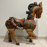 Cheval de bois ancien
