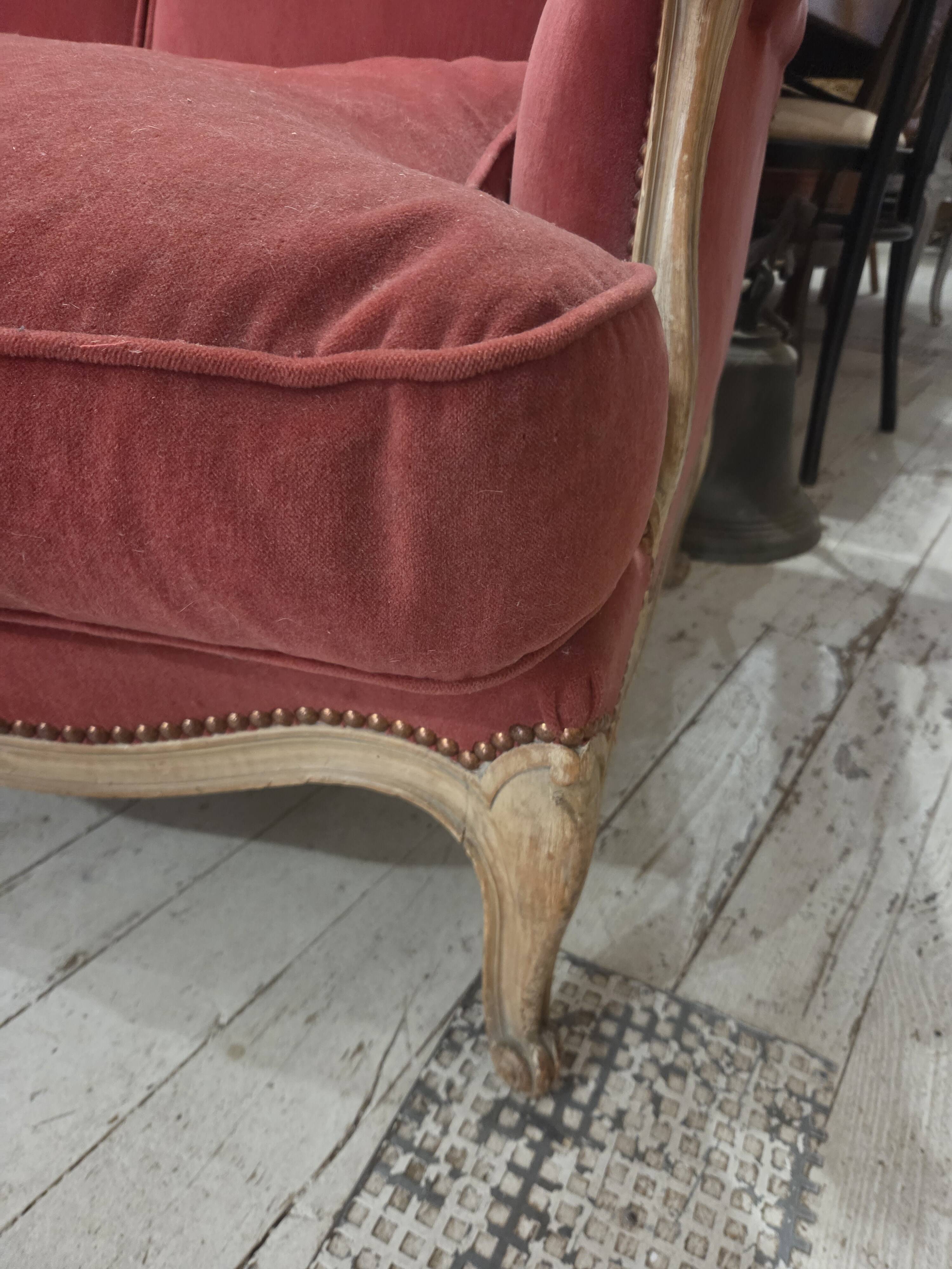 wool velvet sofa