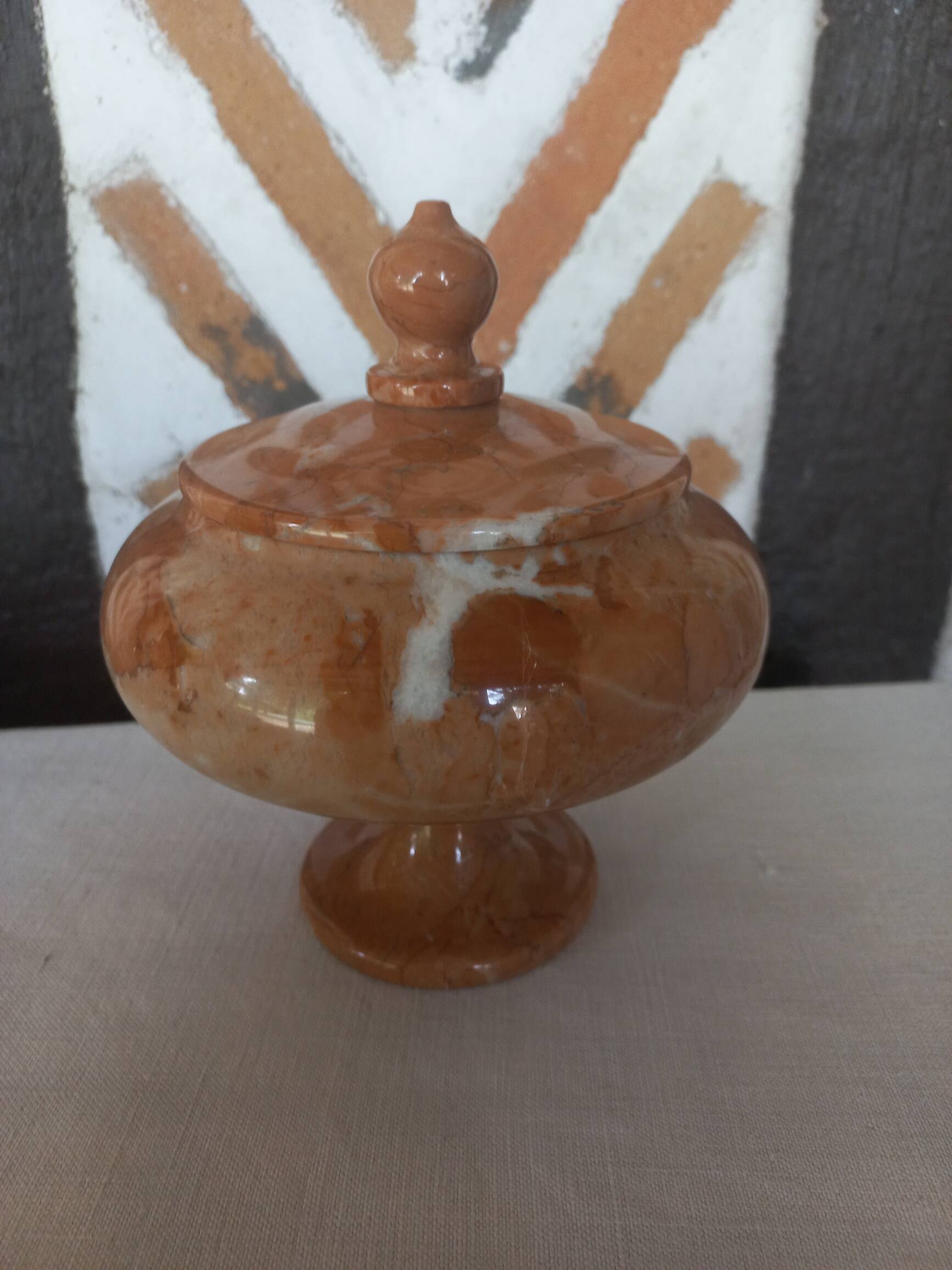 Pink marble box 1970