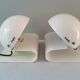 Pair of Guzzini lamps by Giuseppe Cormio "Bugia"