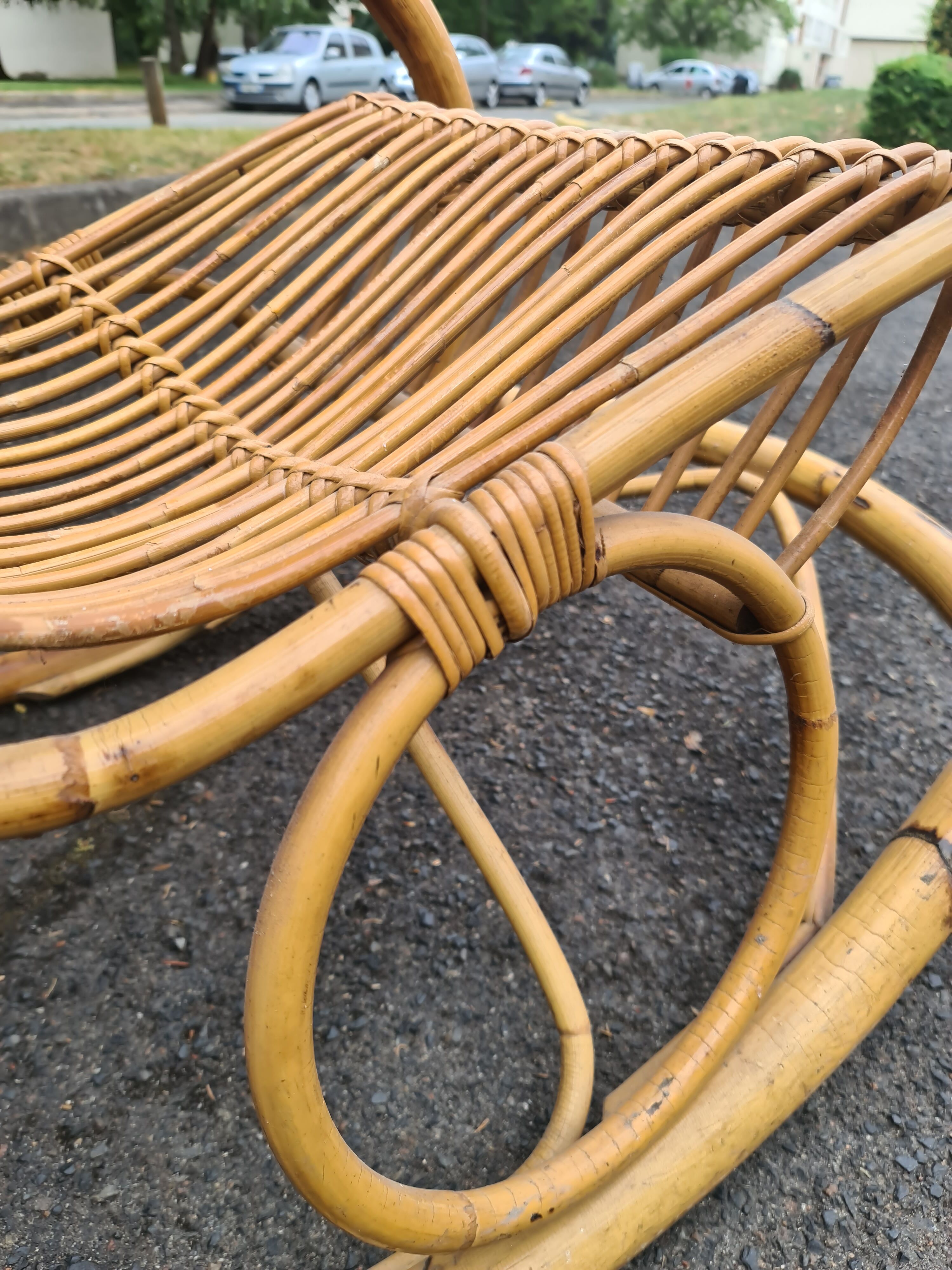 Rocking chair Rohe Noordwold vintage 60's