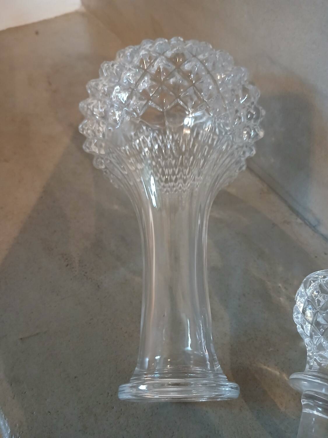 Small crystal carafe