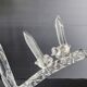 Lampe tripode vintage 1960 cristal