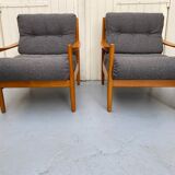 Pair of Scandinavian armchairs