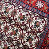 Tapis Vintage Indien Mahal Fait Main en Laine – Années 1970 – 78 x 125 cm