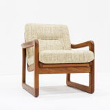 Vintage mid-century easy chair solid teak Holstebro MöbelFabrik 1960s