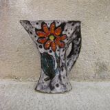 Vase in faience of Vallauris