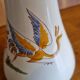 Vase soliflore en faience décor vieux Moustiers