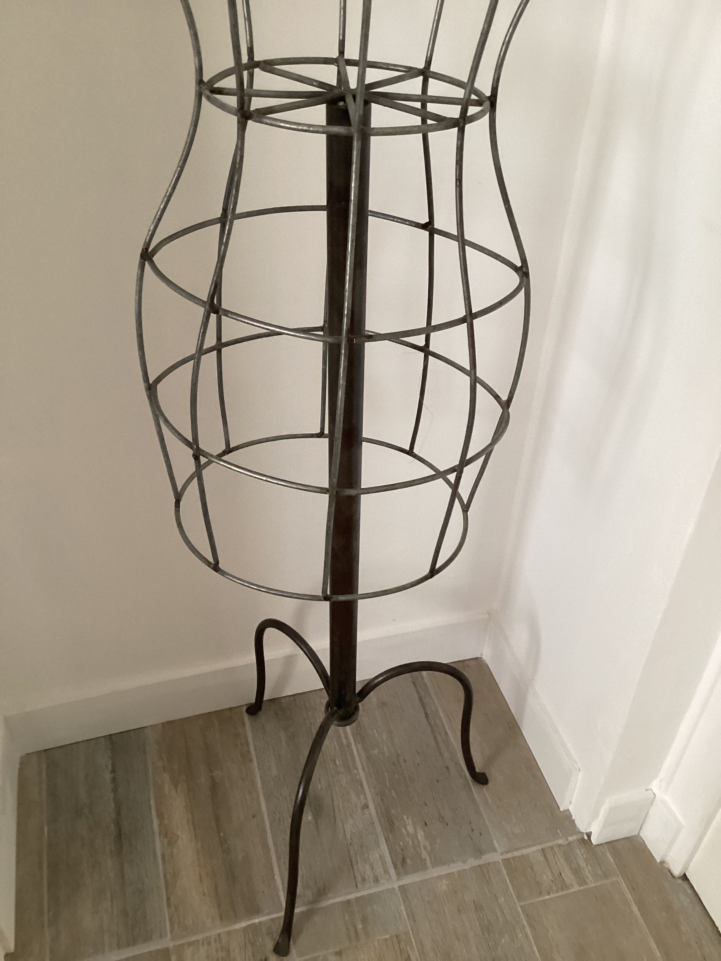 Wrought iron mannequin