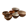 6 sandstone bowls