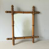 Bamboo style mirror