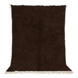 Dark brown Beni Ourain rug 150/250cm