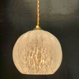 Clichy blue glass pendant light