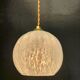 Clichy blue glass pendant light