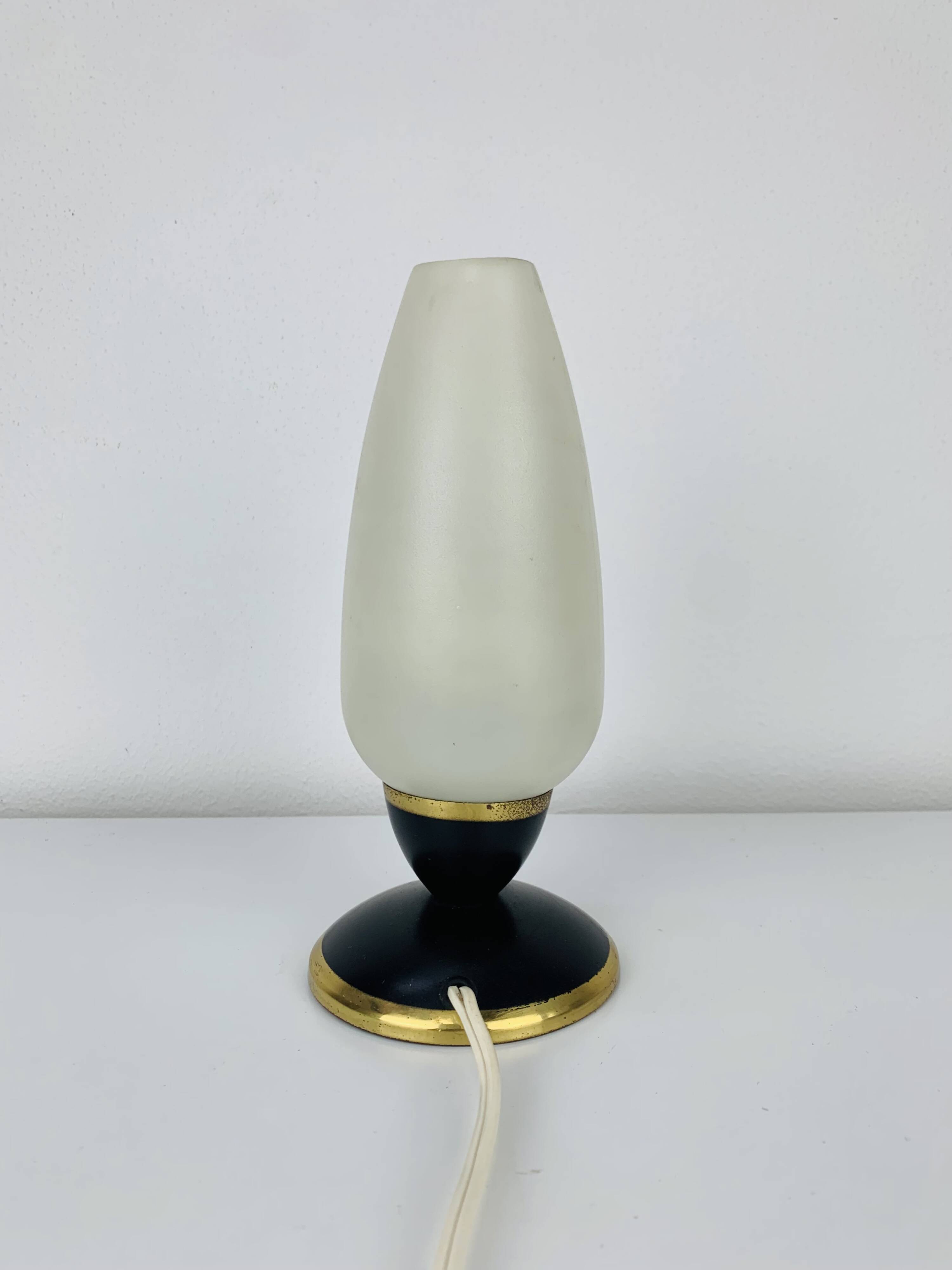 Lampe tulipe années 50