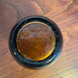 Amber glass iced glass