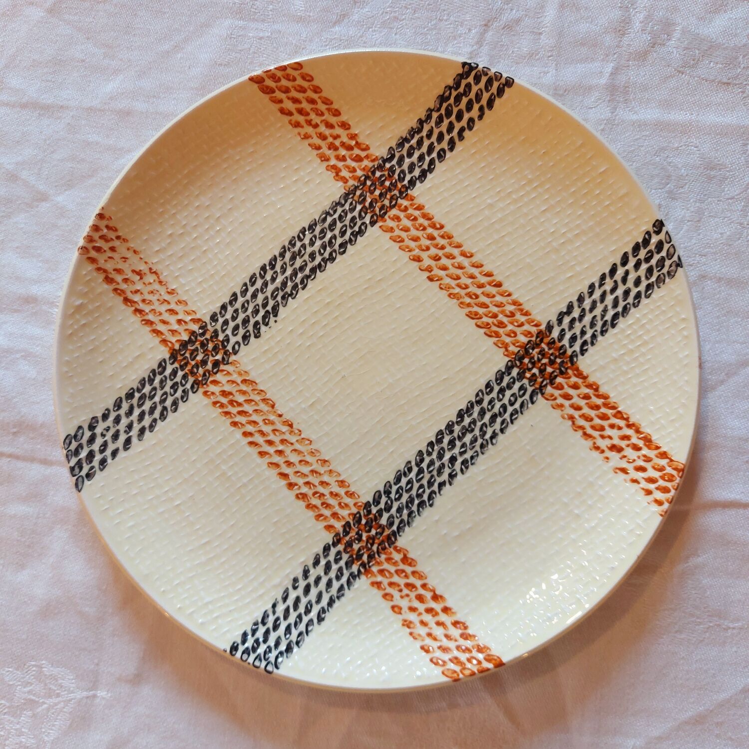 Set of 12 plates and 1 course Salins Deauville