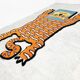 Tiger shaped rug by Walter van Beirendonck for Ikea, 1990s
