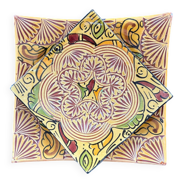Pair of oriental decor empty pockets