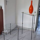 1950s glass display shelves