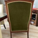 Fauteuil Voltaire vert