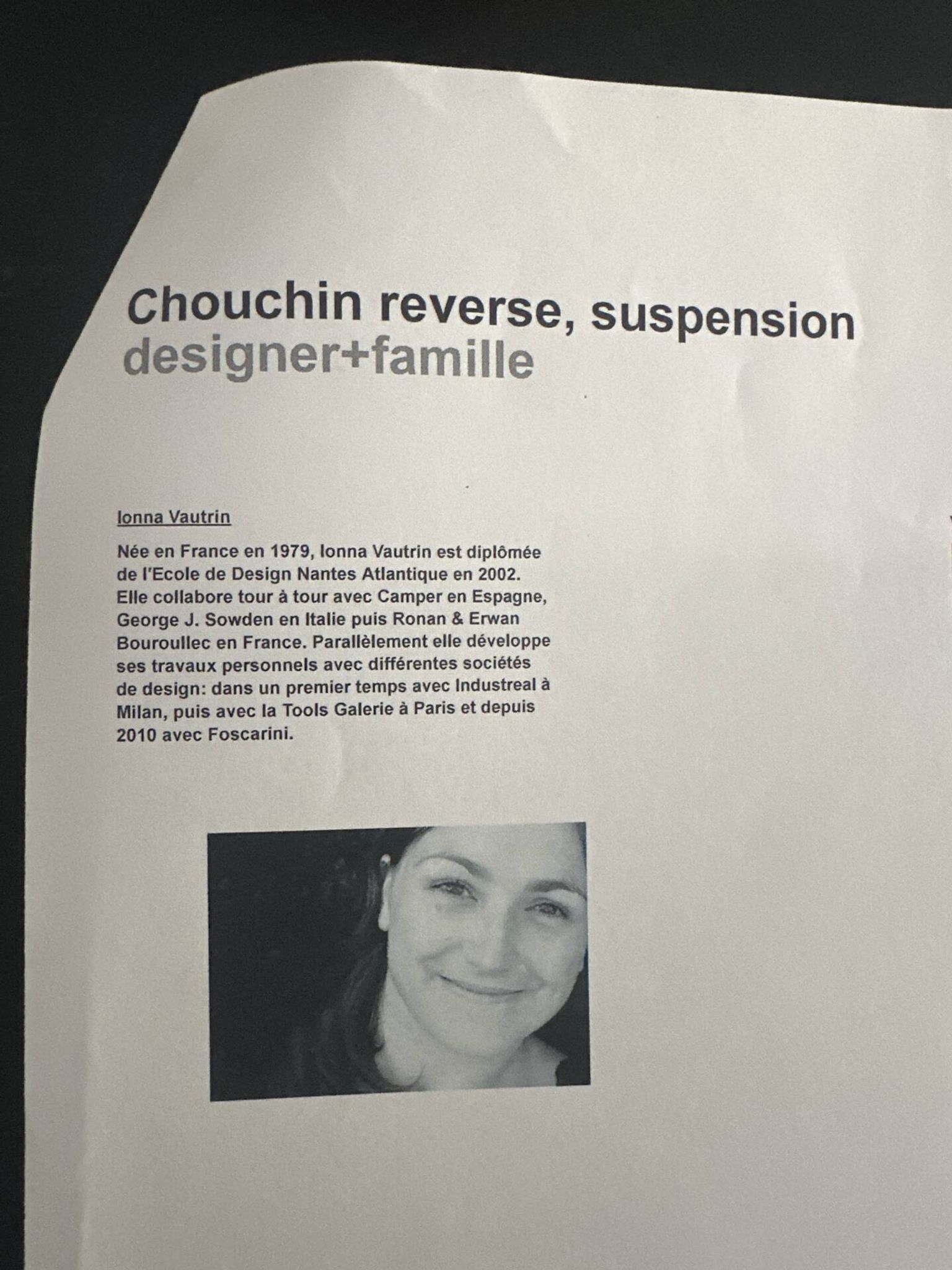 3 suspensions Chouchin Foscarini