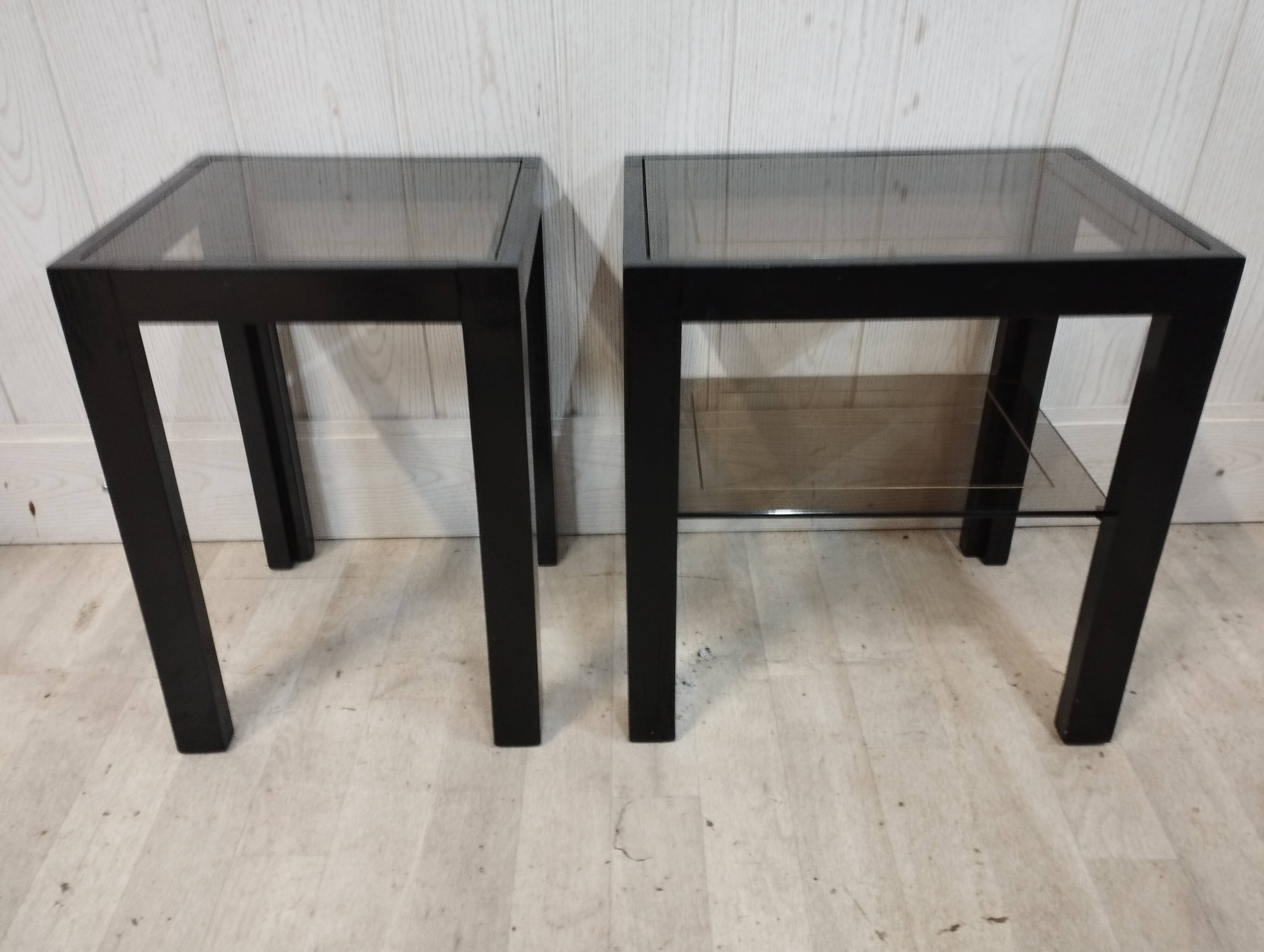 Vintage sofa end pair