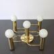 Leola Sciolari Ceiling Light in Dark Brass, Germany, 1980s
